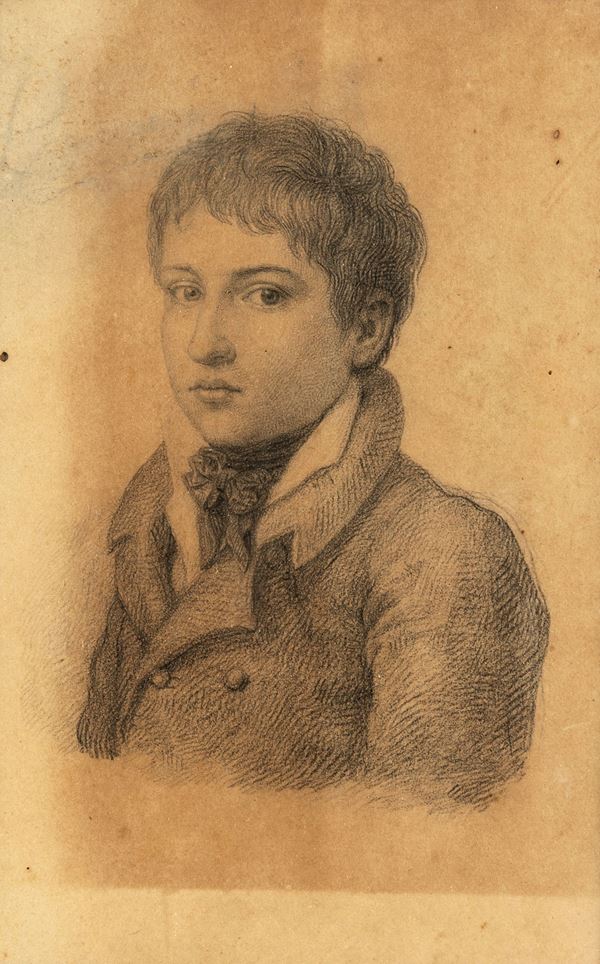 Scuola Italiana del XIX secolo - Ritratto di giovane