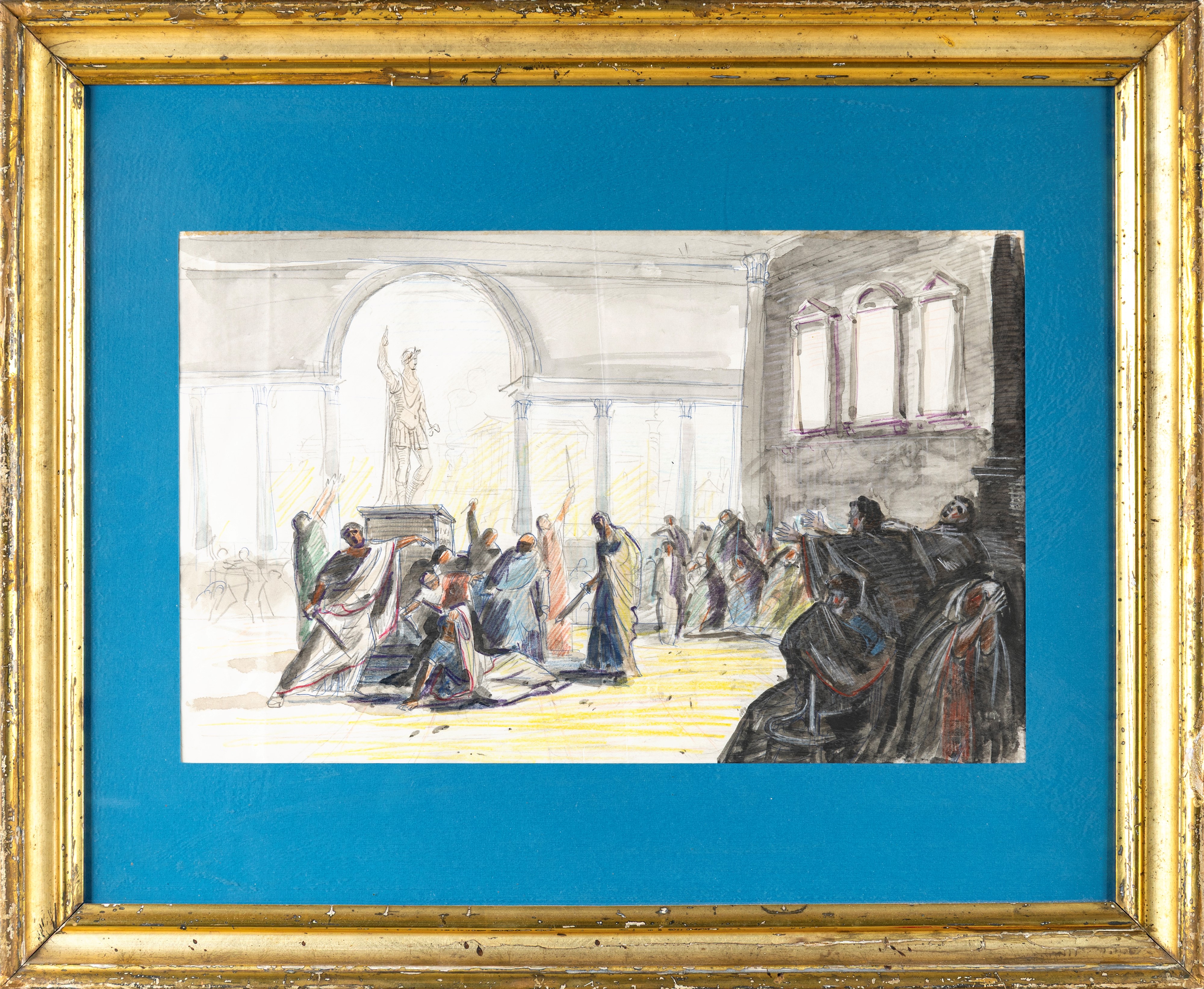Scuola Italiana del XX Secolo - Assasinio di Cesare