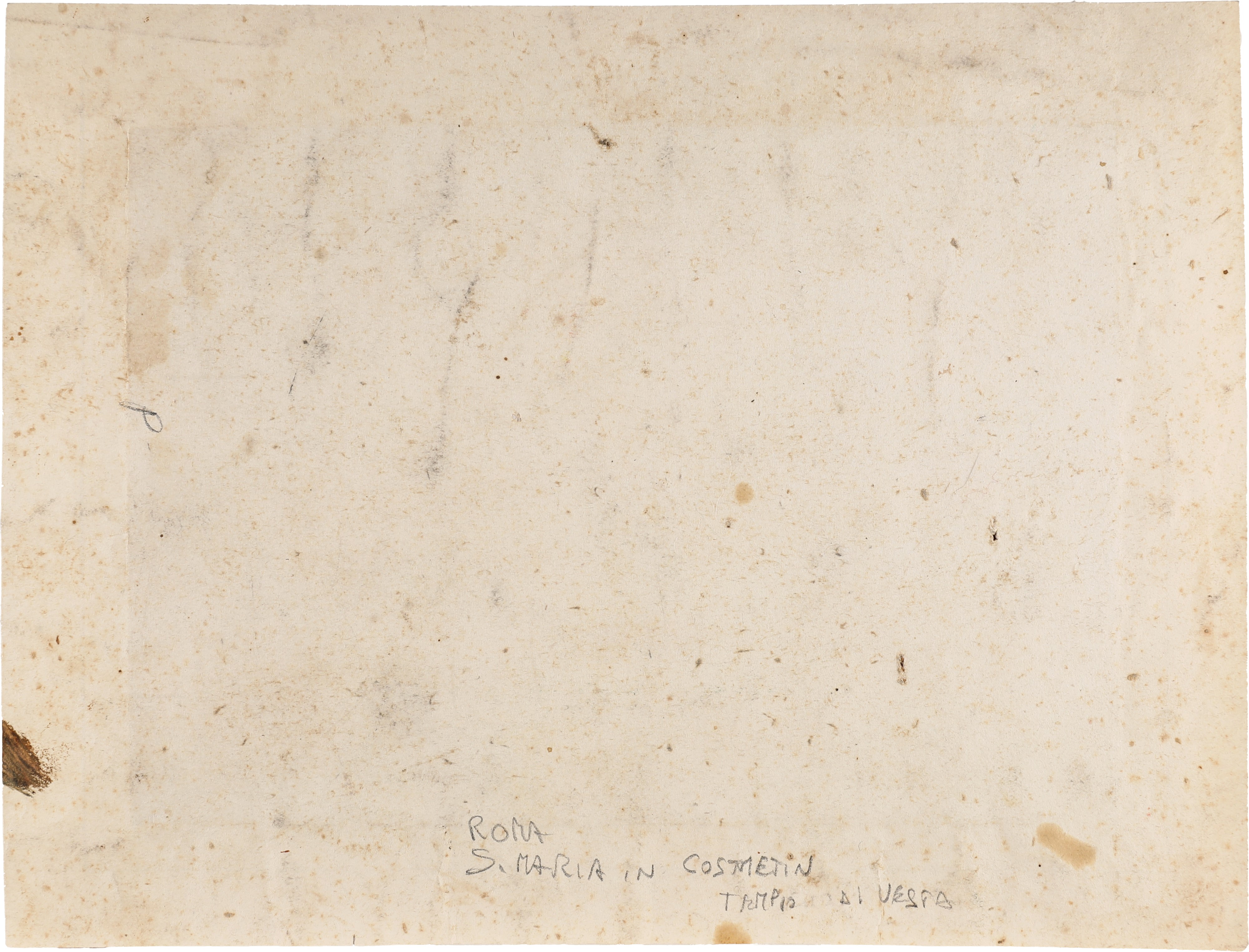 Scuola Italiana del XIX Secolo - Santa Maria in Cosmedin Col Tempio di Vesta