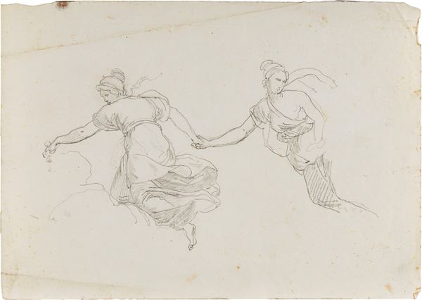 Scuola neoclassica italiana - Studio di Eos e le Ore