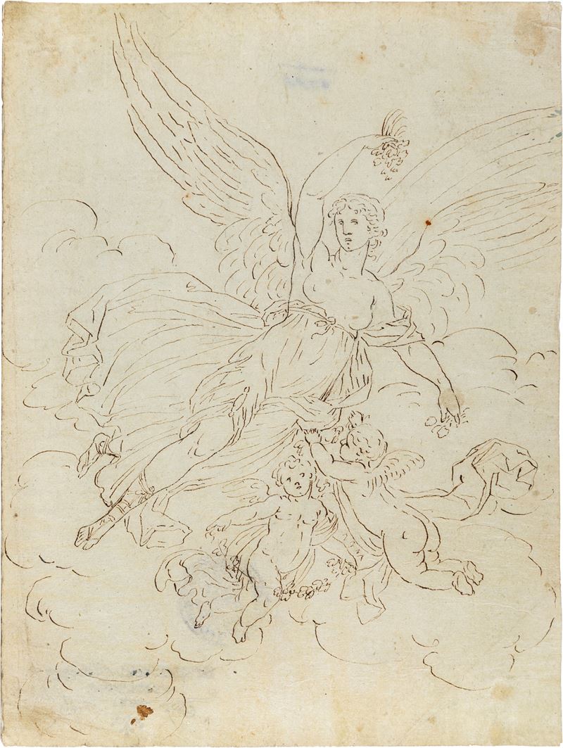 Luigi Sabatelli - Studio di figura alata