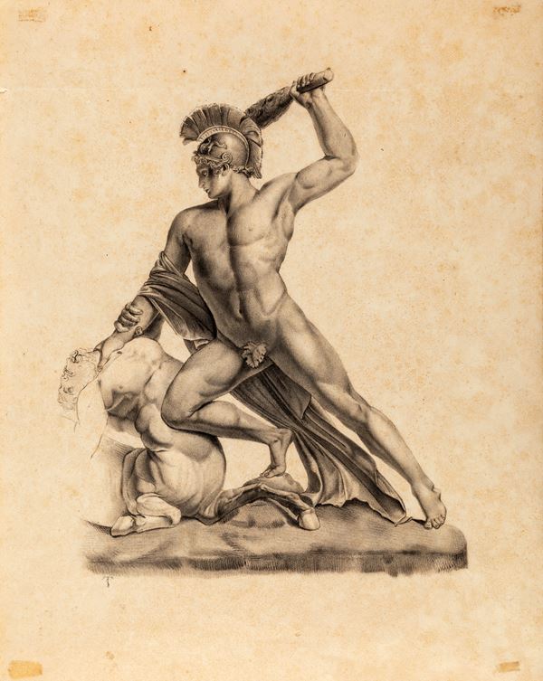 Studio dal Teseo e il centauro di Antonio Canova