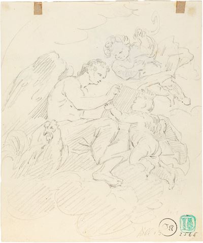 Studio per incoronazione allegorica