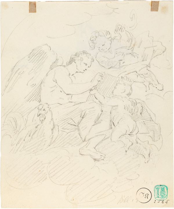 Studio per incoronazione allegorica