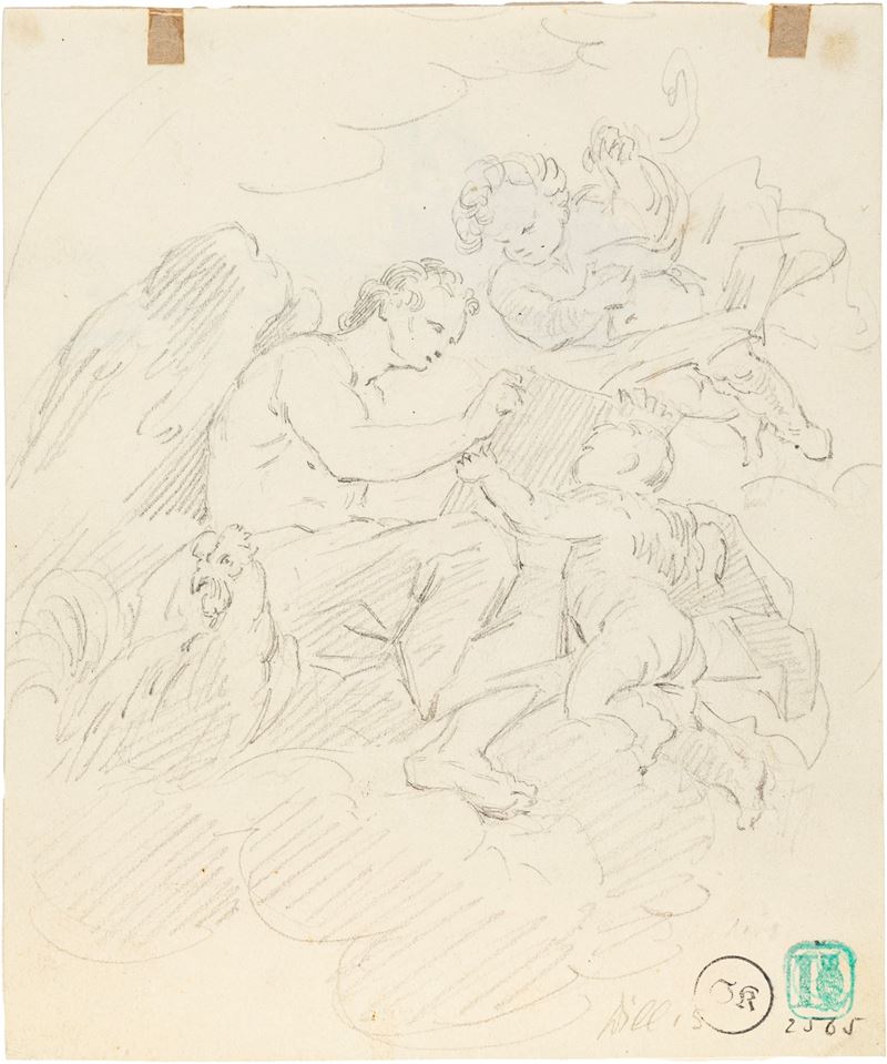 Johann Georg Von Dillis - Studio per incoronazione allegorica