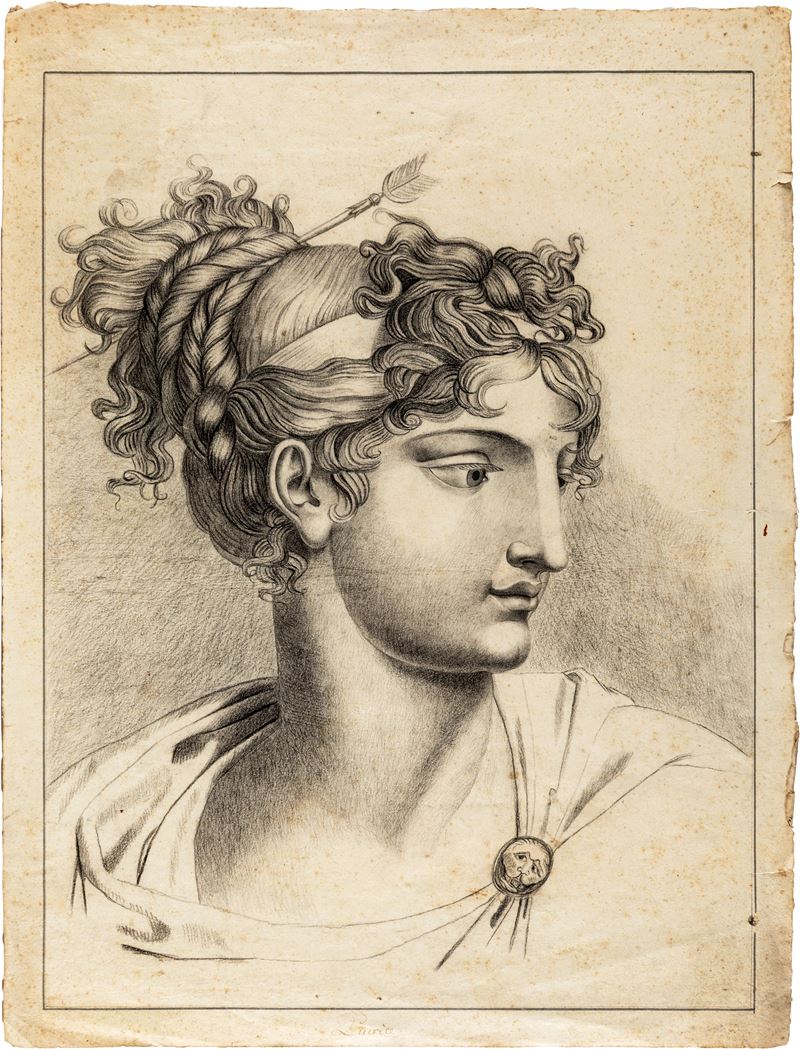 Scuola Neoclassica Francese - Studio di Lucrèce