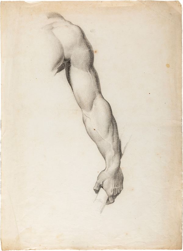 Scuola neoclassica italiana - Studio di braccio