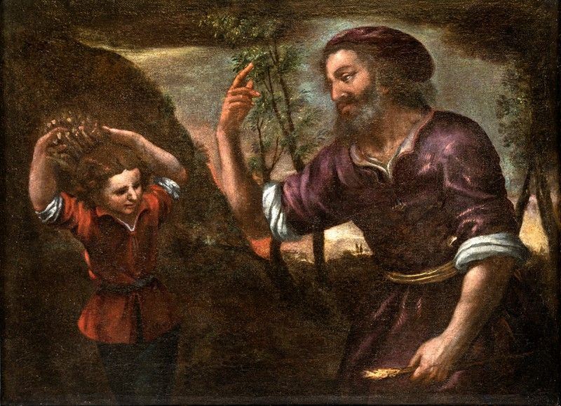 Scuola Italiana del XVII Secolo - Scena Biblica