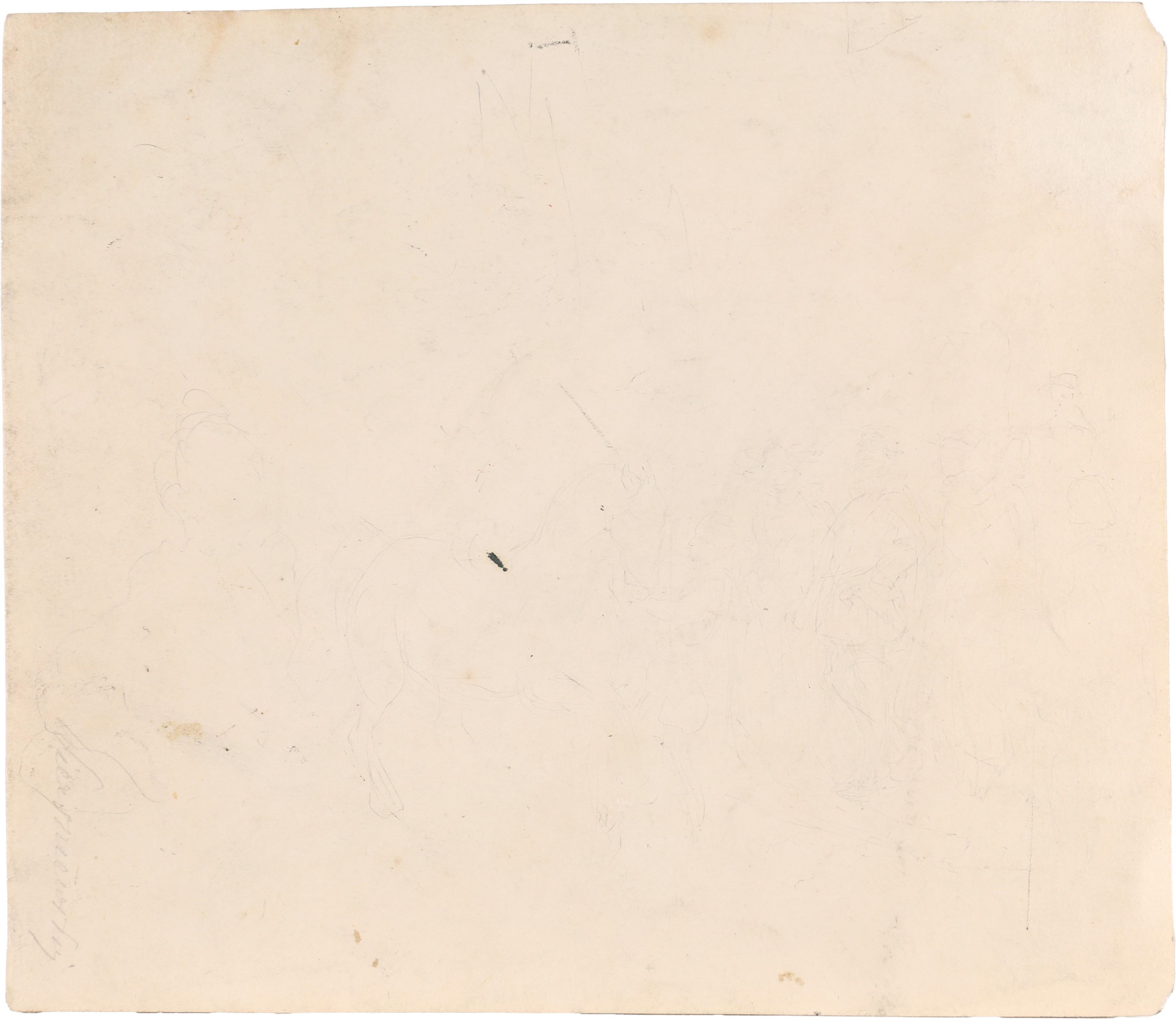 Scuola Italiana del XIX Secolo - Scena letteraria