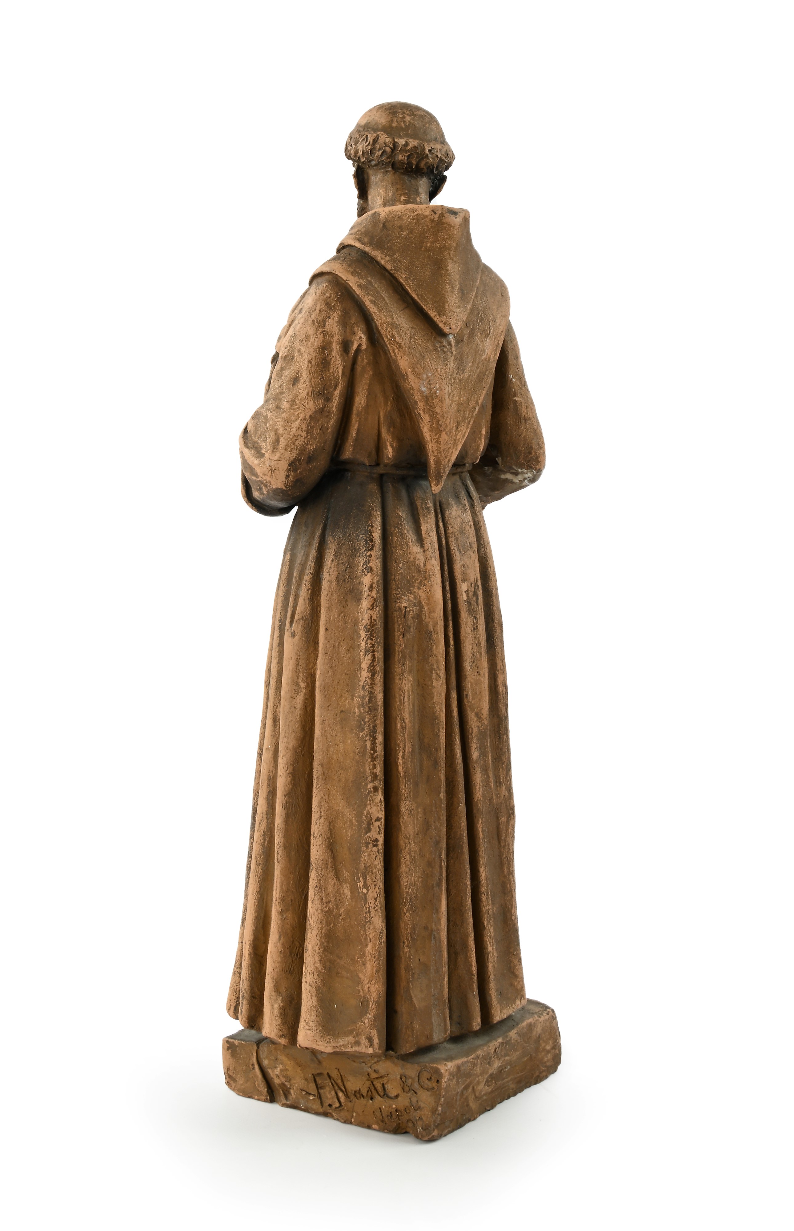 Francesco Nasti - San Francesco d'Assisi in terracotta