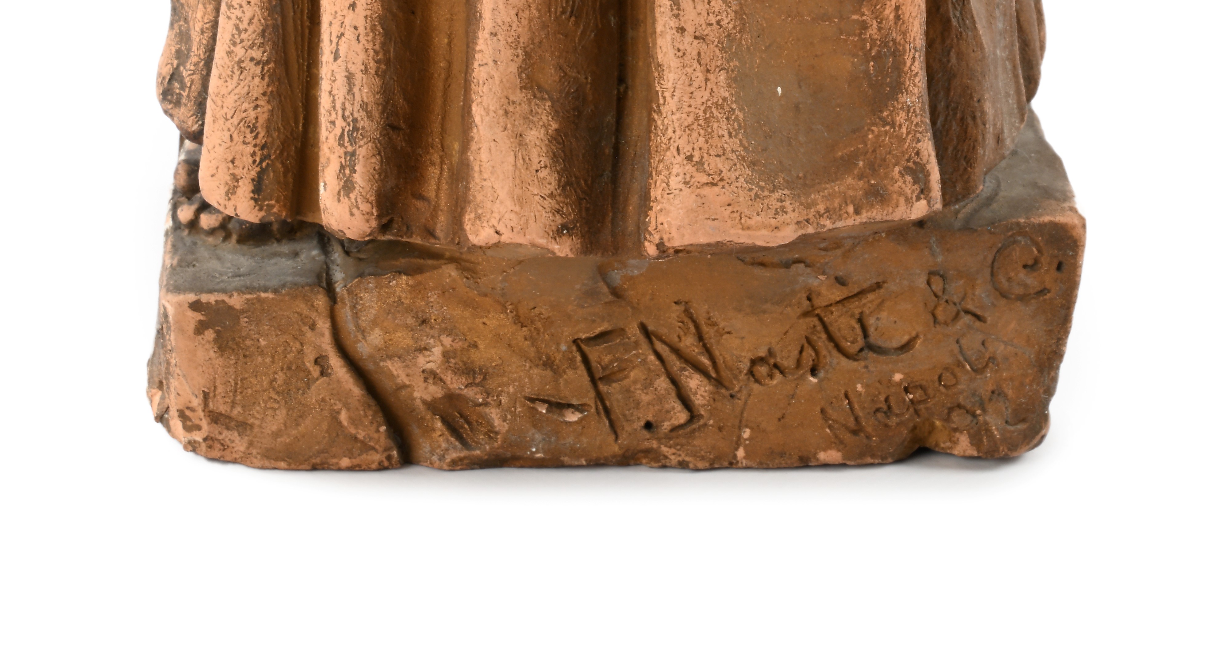 Francesco Nasti - San Francesco d'Assisi in terracotta