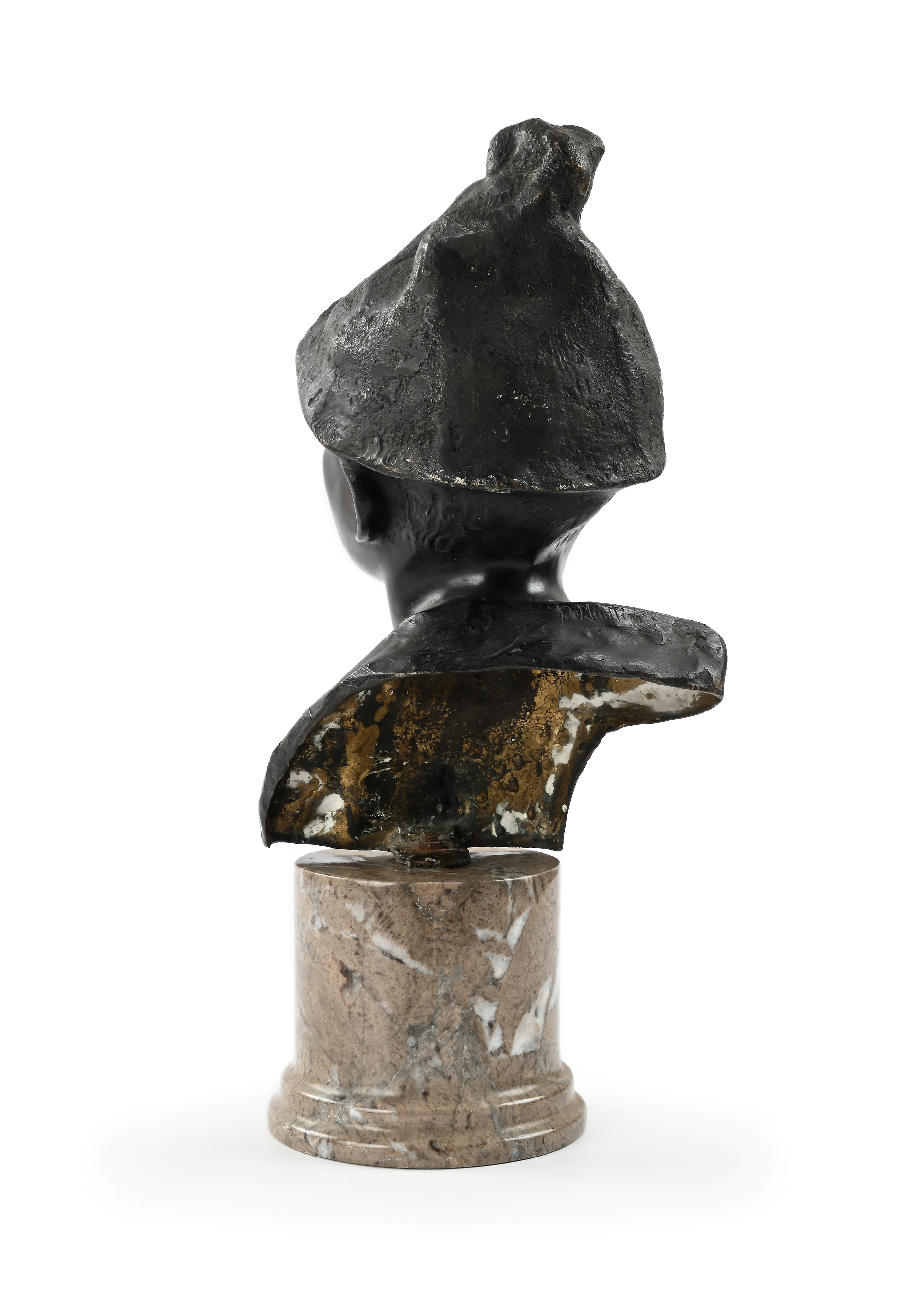 Giovanni De Martino - Busto di scugnizzo in bronzo