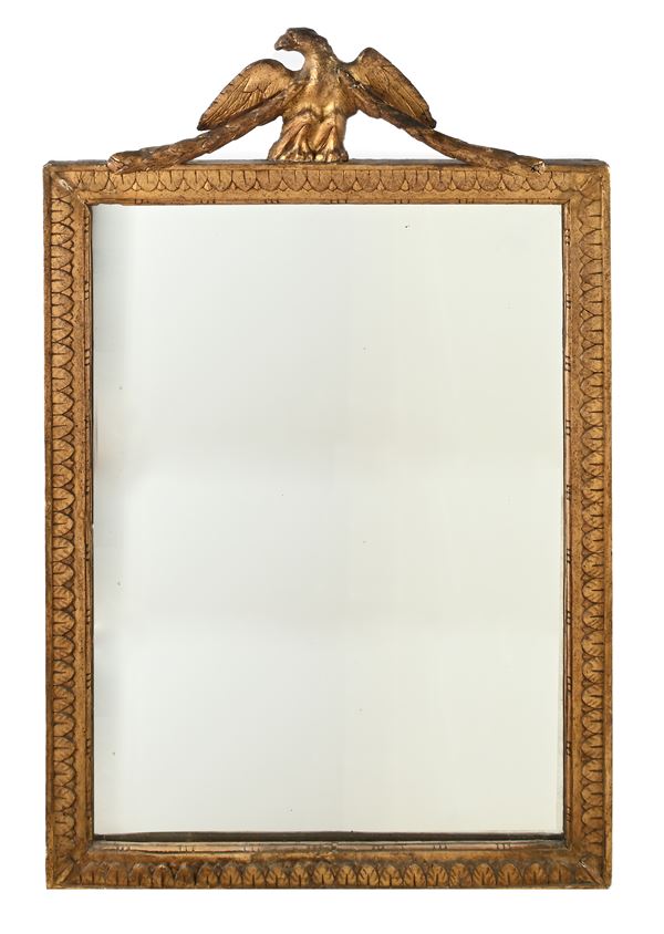 Specchiera in legno dorato, XIX secolo