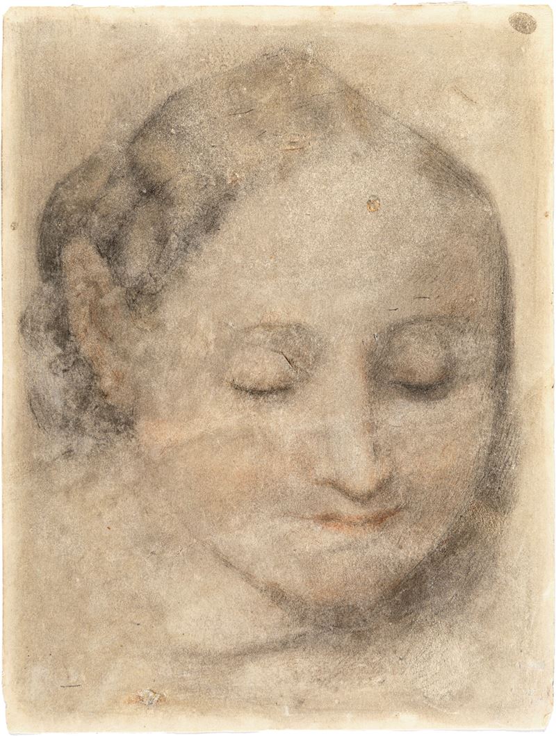 Scuola Marchigiana Fine del XVII Secolo - Scuola Marchigiana, fine del XVII secolo, Studio di tes...