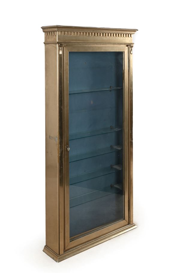 Vetrina in ottone