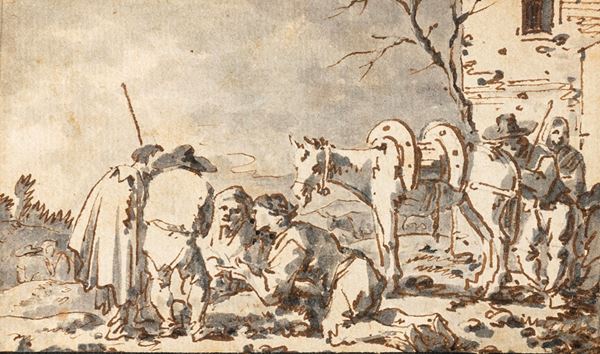 Bivacco di contadini