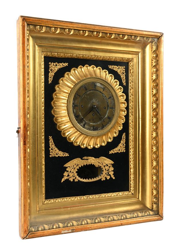 Pendola da parete d'epoca Biedermeier, Austria, prima metà del XIX secolo