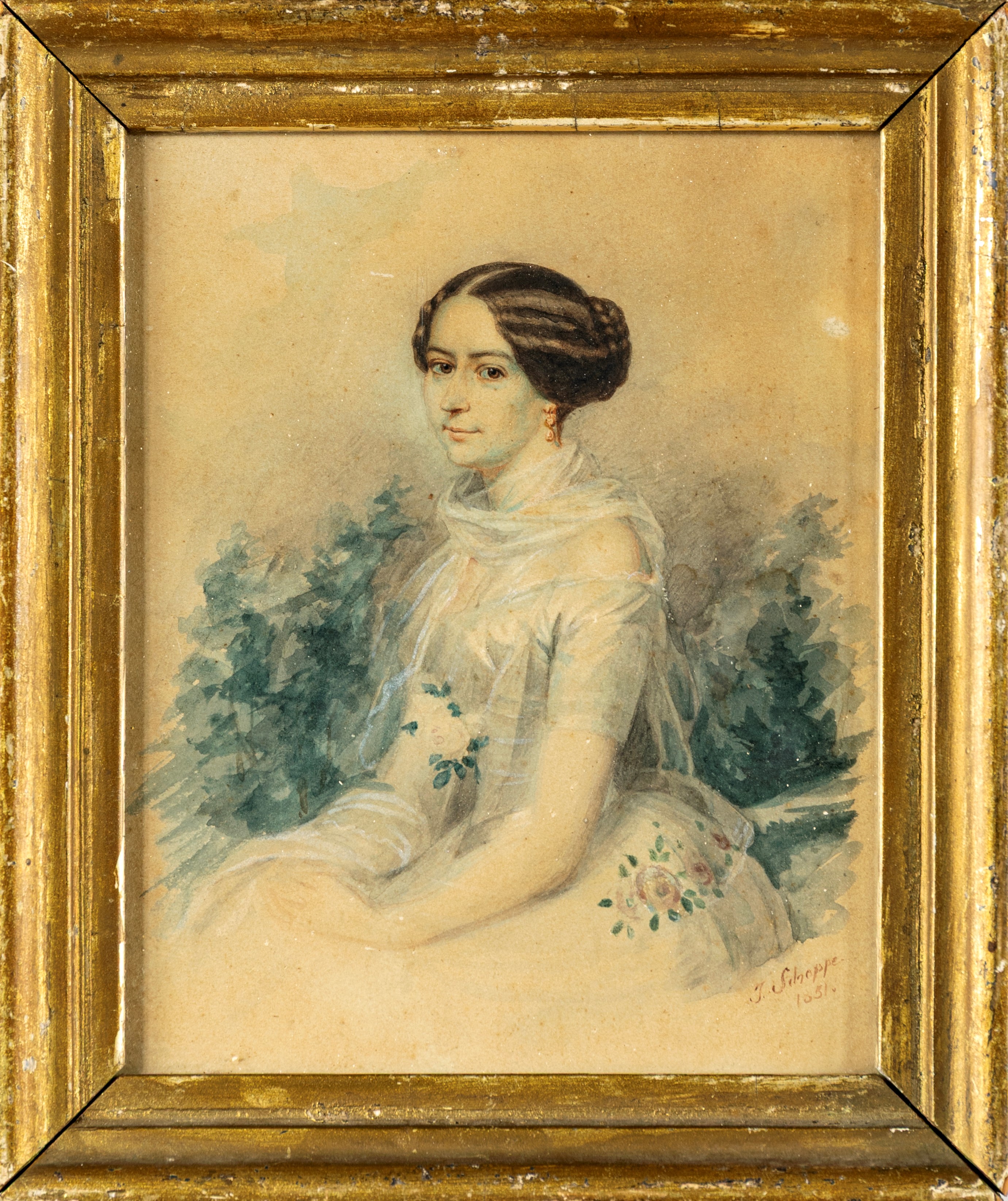 Julius Schoppe - Ritratto di gentildonna