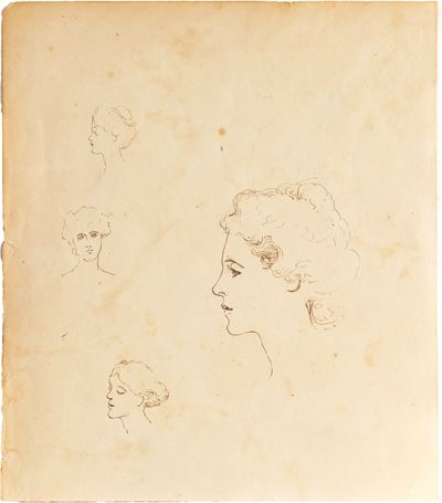 Studi di volti femminili