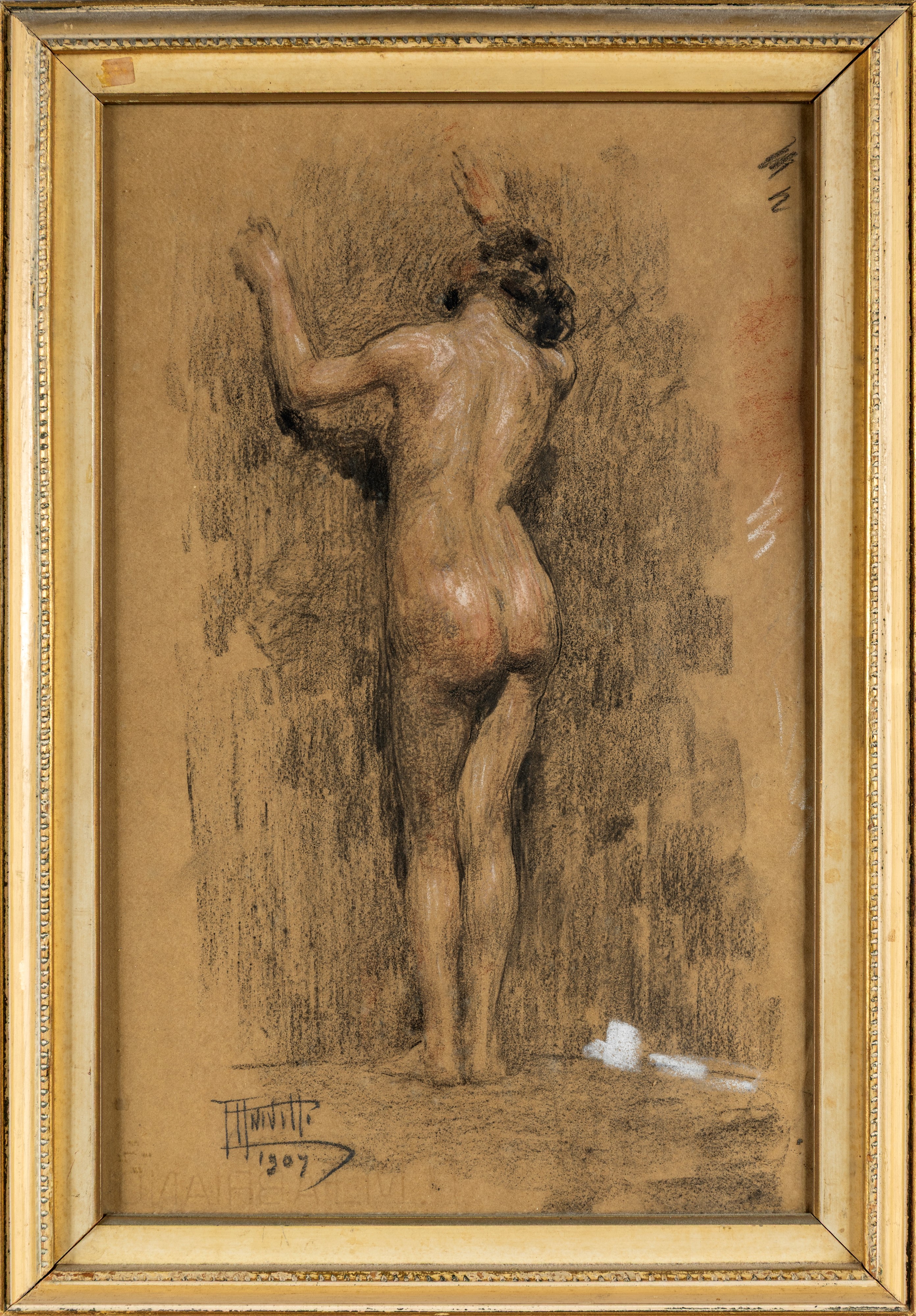 Filippo Anivitti - Nudo femminile di spalle