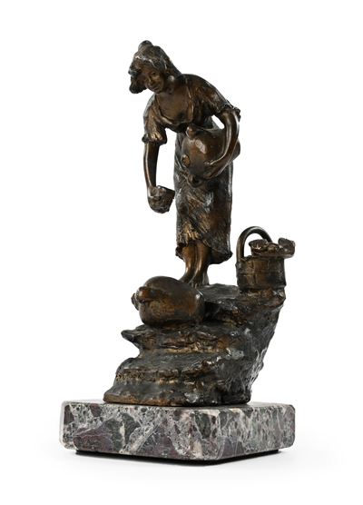 Acquaiola/Donna con anfore in bronzo