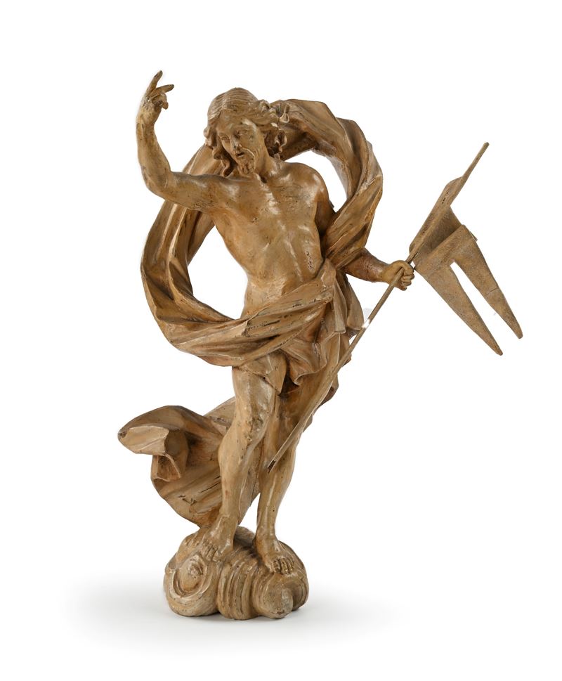 Cristo risorto, scultura lignea laccata, XVIII secolo