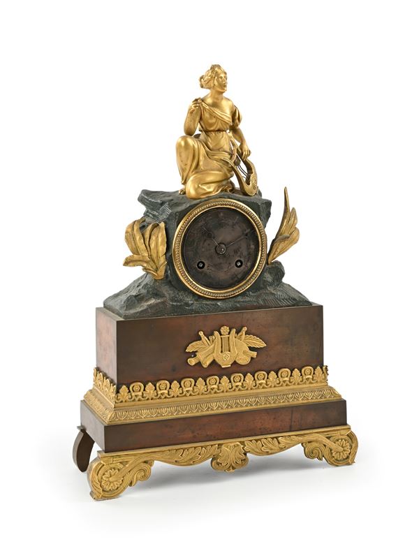 Pendola in metallo e bronzo dorato