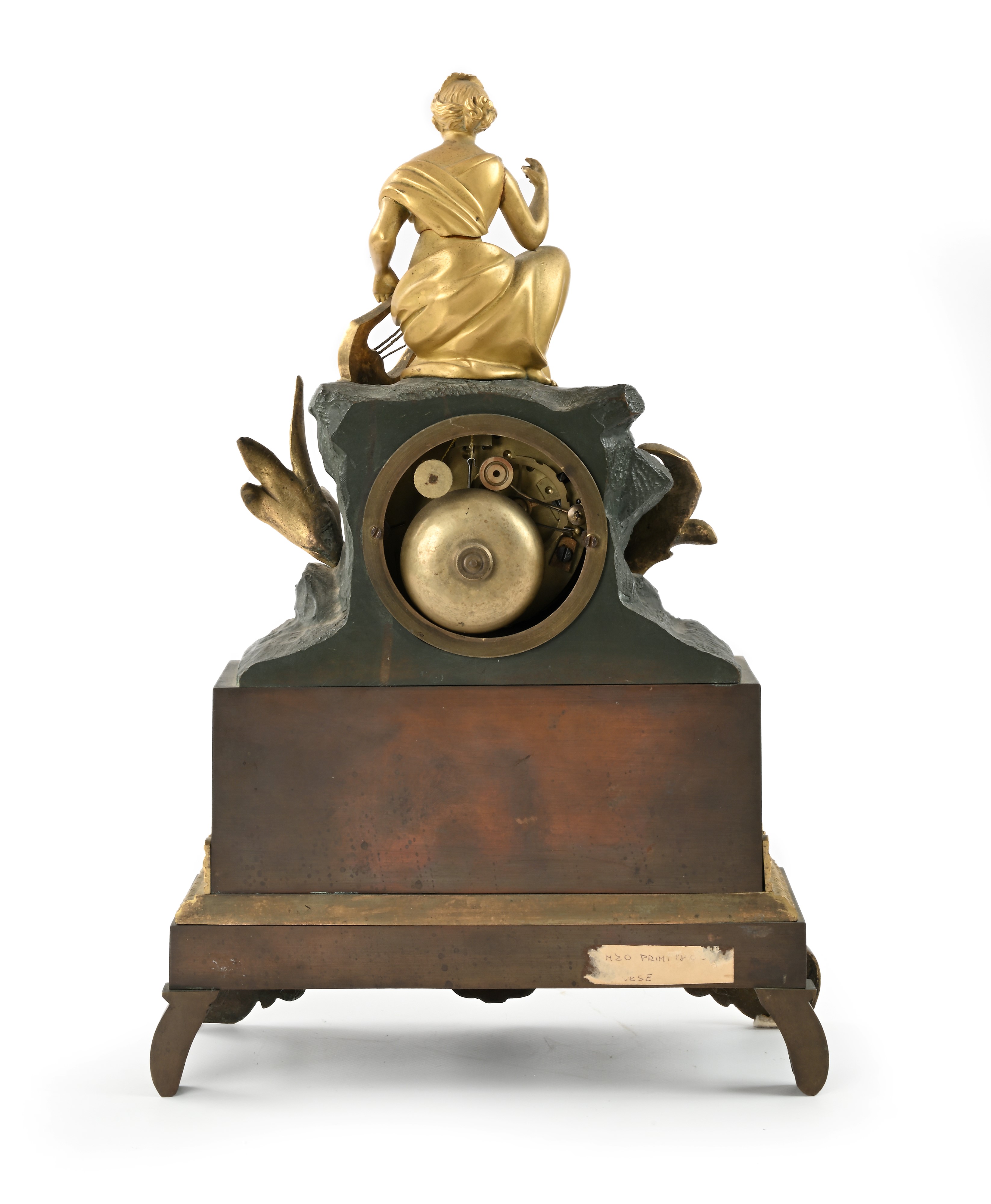 Pendola in metallo e bronzo dorato