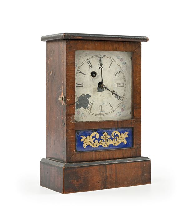 Orologio da mensola in legno, Waterbury Clock Company, Connecticut, Stati Uniti, seconda metà del XIX secolo
