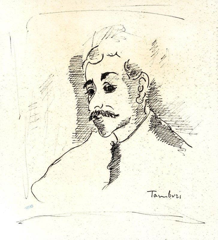 Orfeo Tamburi - Autoritratto