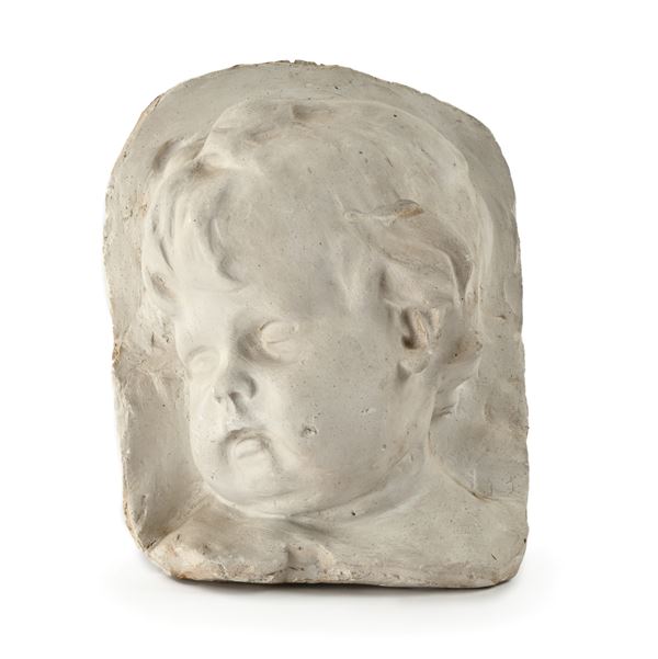 Plasticatore del XIX secolo - Volto di amorino
