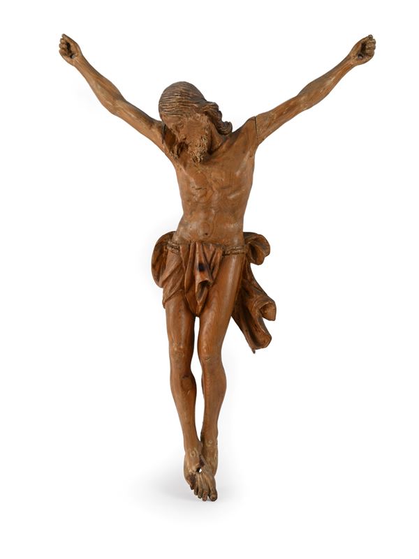 Cristo crocifisso in legno, XX secolo