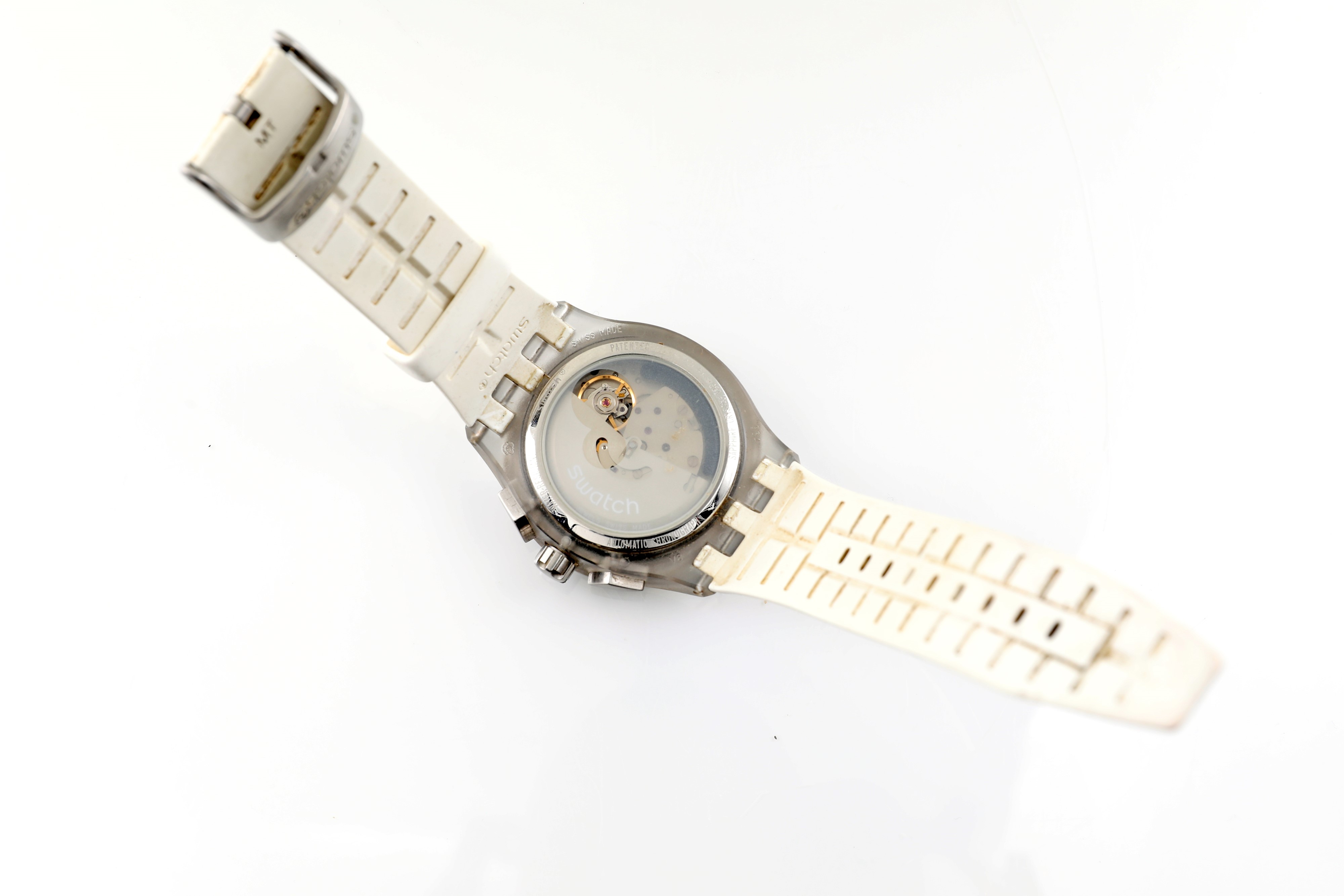 Swatch, Chrono Automatic, orologio da polso cronografo automatico con datario