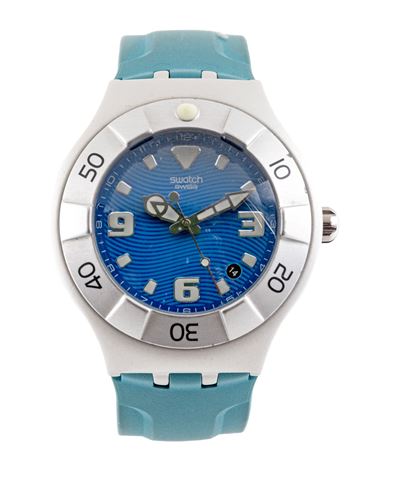 Swatch, Irony Scuba 200 Aluminium — orologio da polso al quarzo con datario
