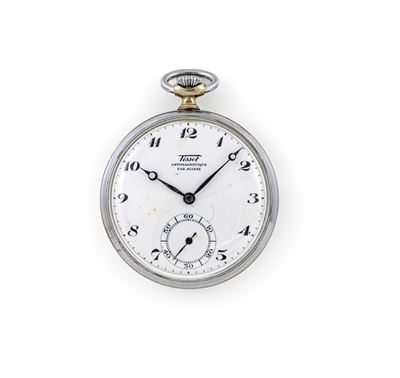 Tissot, Orologio da tasca Antimagnetique con scappamento ad ancora, calibro 43