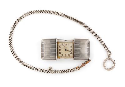 Movado, Chronometre Ermeto — Orologio a scomparsa con cassa in argento 935/000