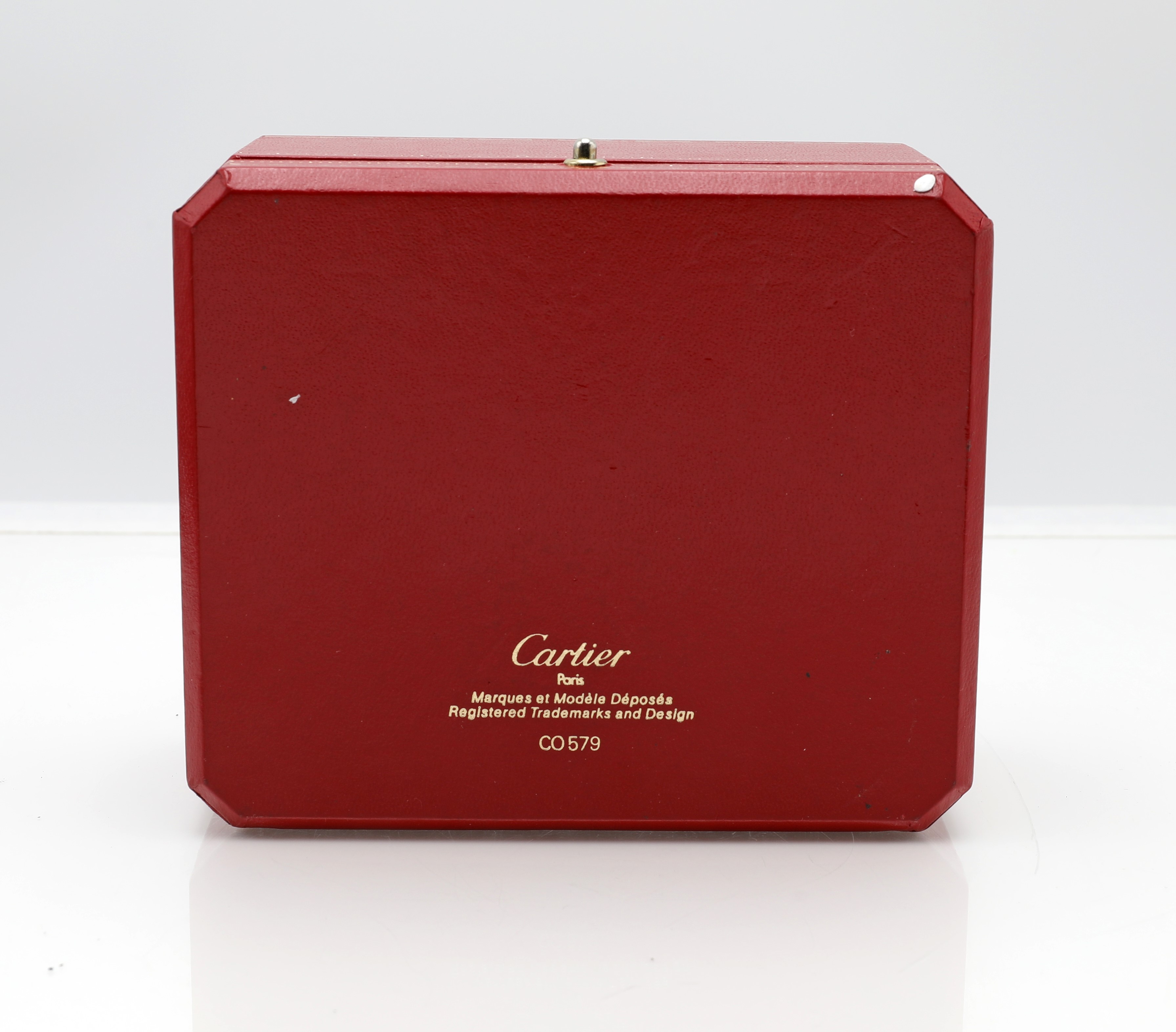 Cartier, Scatola rossa per orologio Ref. CO 579