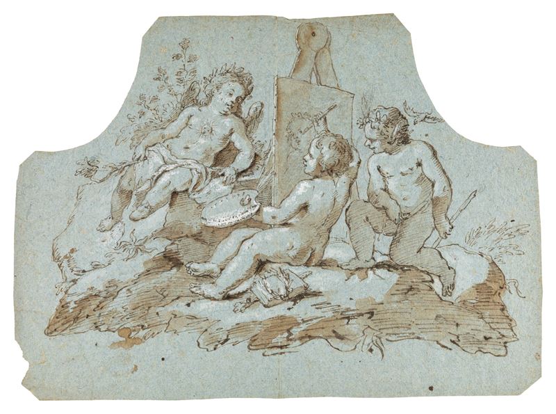 Scuola Veneta del XVII Secolo - Allegoria della Pittura