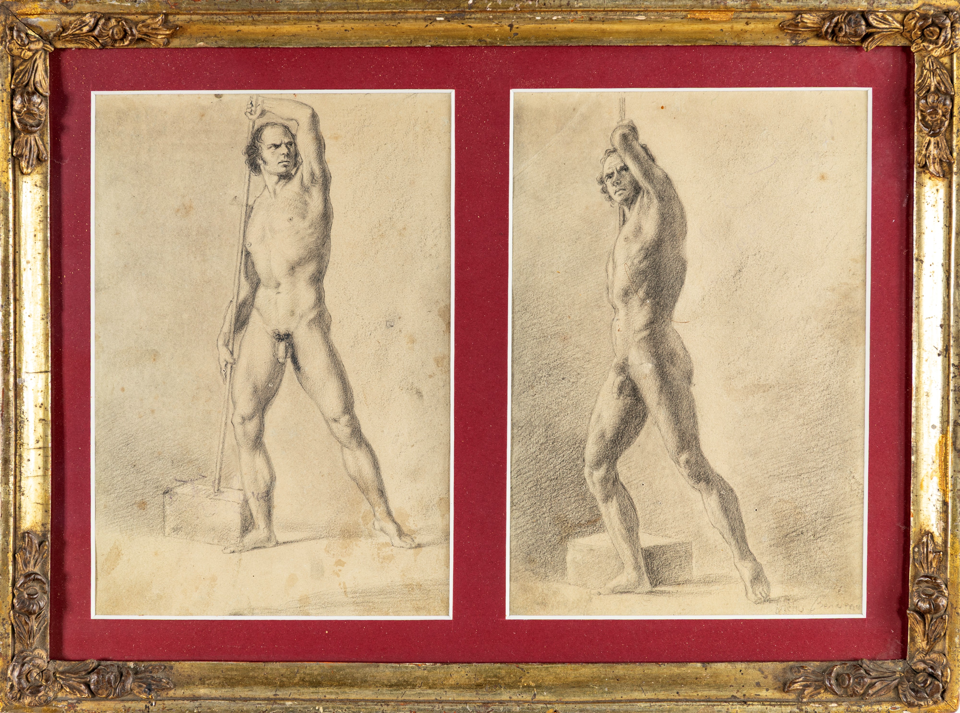 Pietro Benvenuti - Coppia di studi accademici