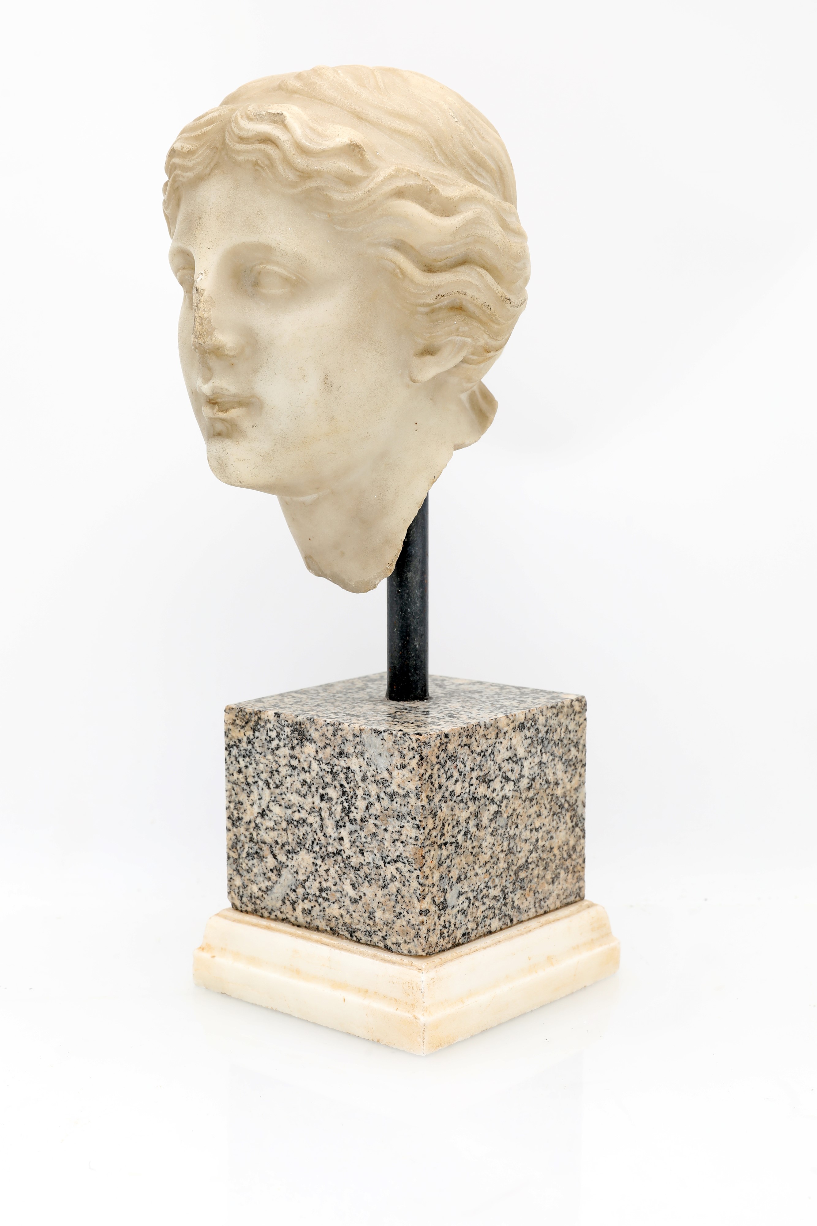 Testa di Igea, marmo bianco (XVII/XVIII secolo)