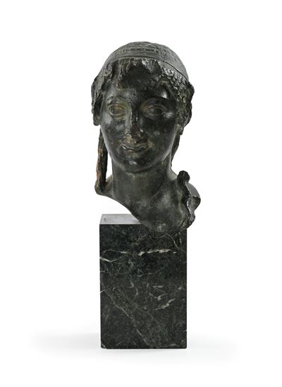 XIX secolo, Testa di Saffo in bronzo