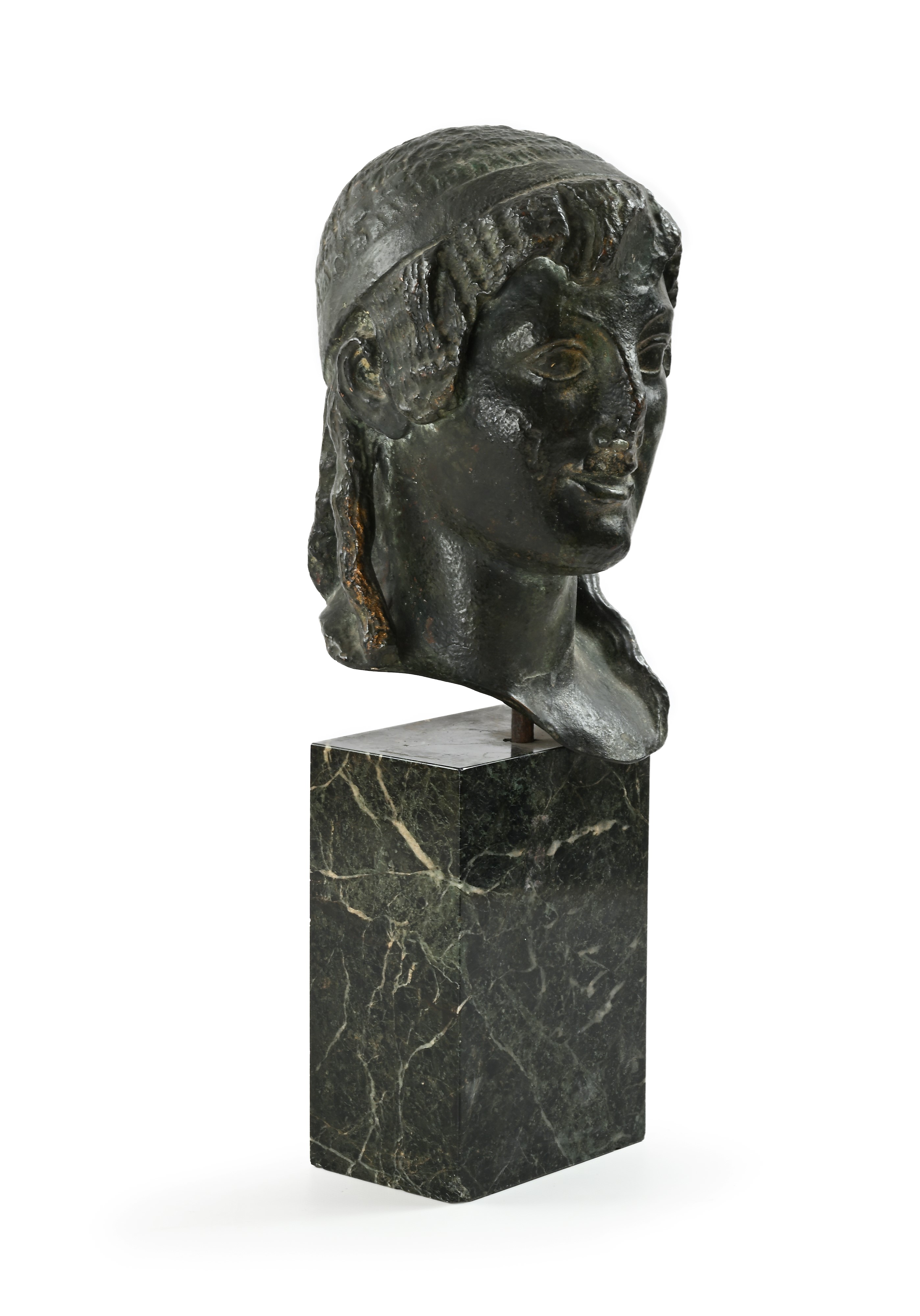 XIX secolo, Testa di Saffo in bronzo