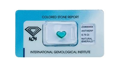 Smeraldo a Cuore Igi