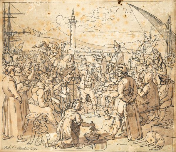 Hieronymus  Hess - Cantastorie a Napoli