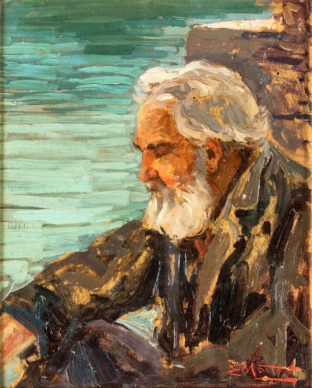 Ettore Morteo - Vecchio Pescatore