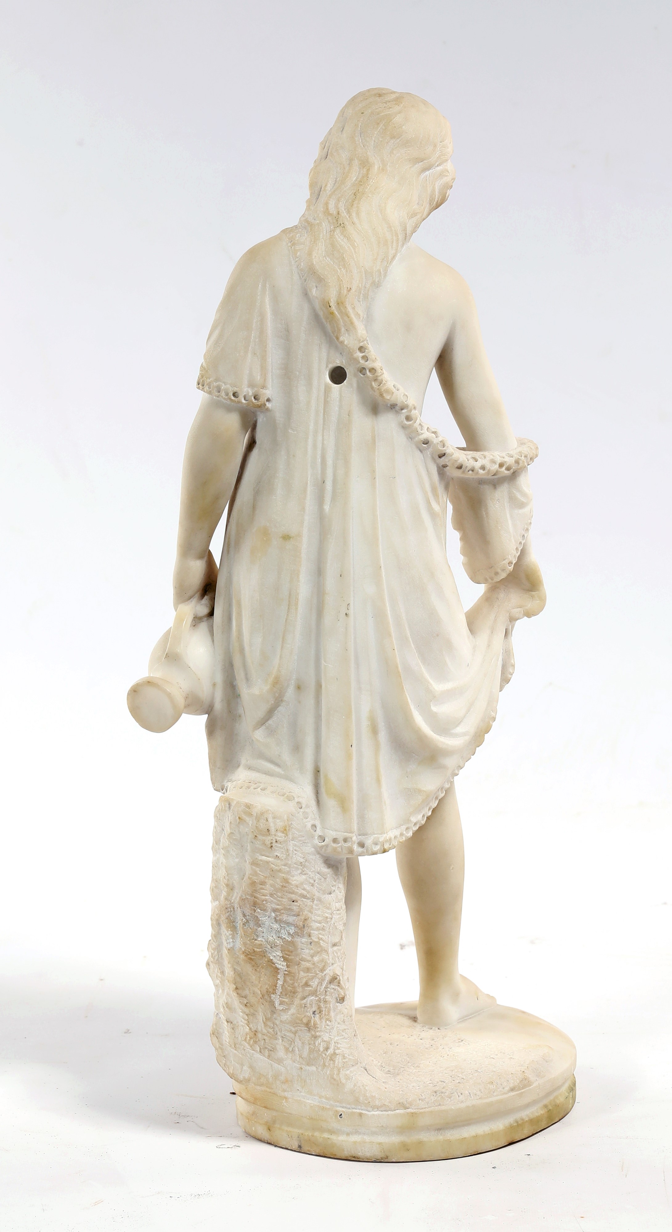 Scultura neoclassica, Fanciulla con brocca in marmo bianco (fine XVIII/inizi XIX secolo)