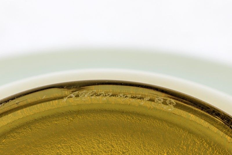 Vaso Modello Anni Trenta in Vetro Azzurro