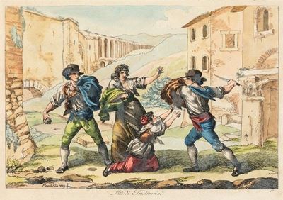 Coppia di Incisioni