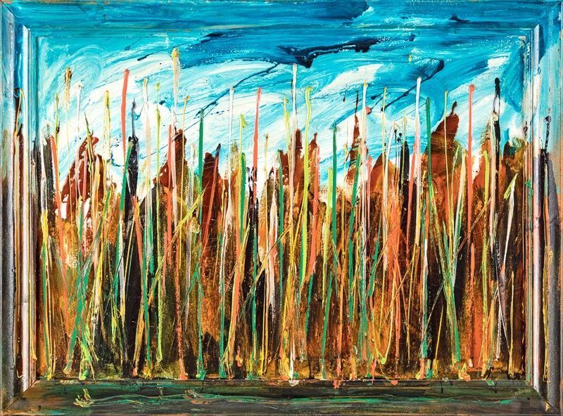 Mario Schifano - Campo di Grano