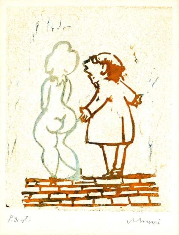 Mino Maccari - Soggetto Caricaturale